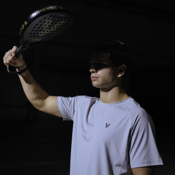 2_Peu+Araujo+t-shirt+ice+grey+and+racket تیشرت مدل Performance T-shirt Ice Grey