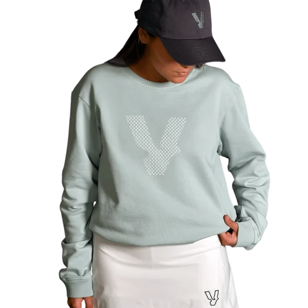 clothing-light-green-sweatshirt-cap-volt-logo سویشرت مدل Sweatshirt Green