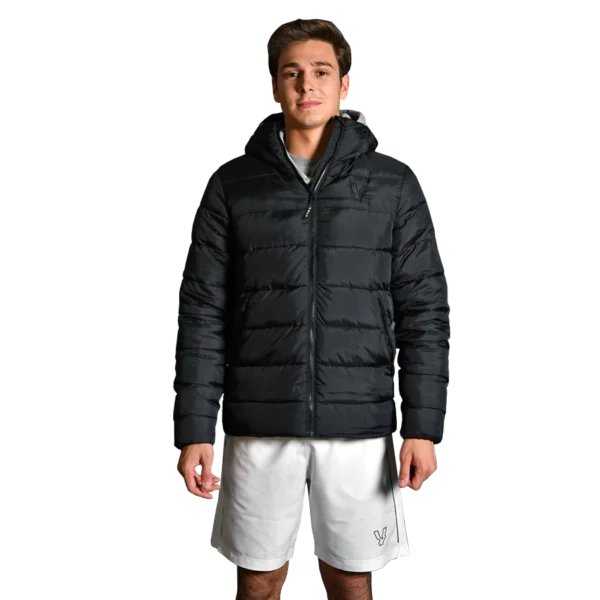 clothing-puffer-jacket-black-front-volt پافر مدل Puffer Jacket black